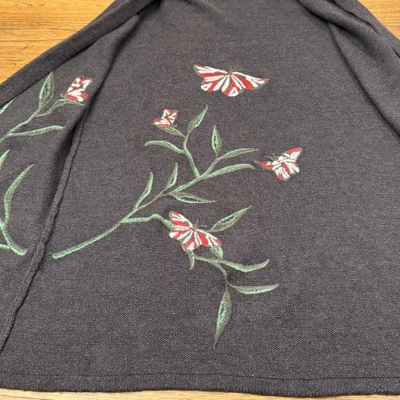 Style & Co. (Macy's) Embroidered Duster Cardigan - Picture 14 of 15